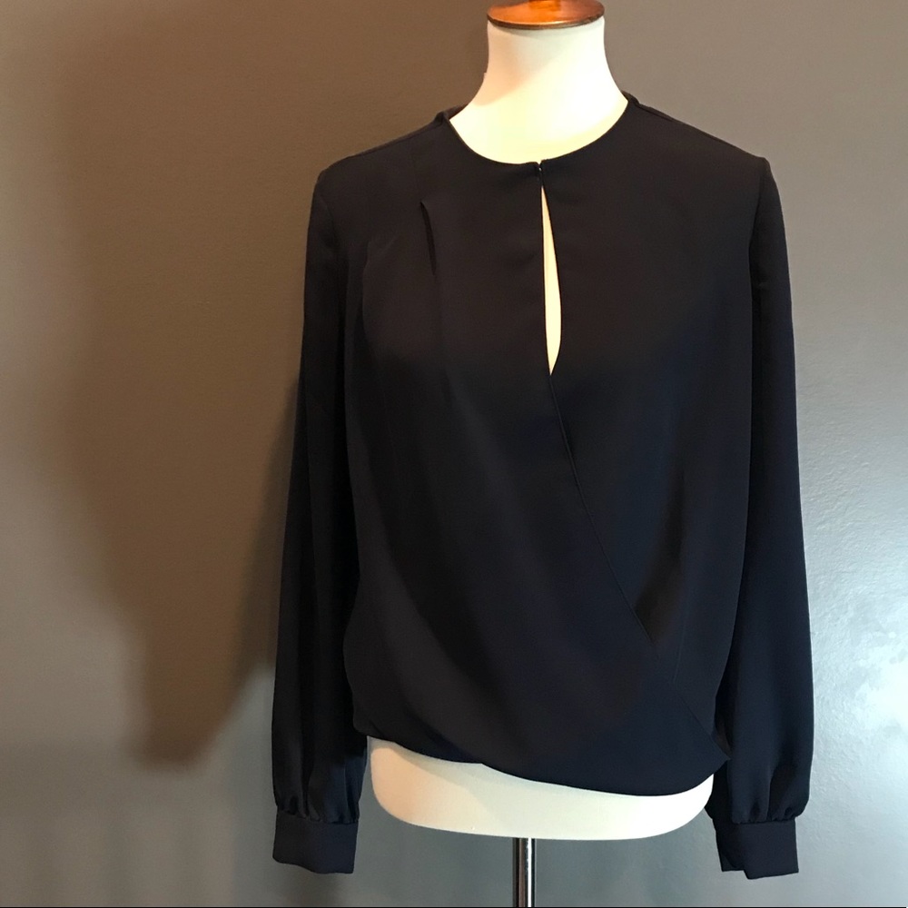 NWT Ann Taylor XST Blouse, Navy.
